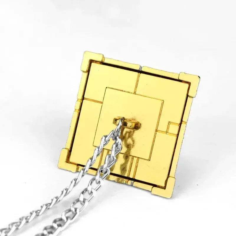 Anime Yu-Gi-Oh Necklace Yugi Muto Millennium Puzzle Millennium Ring Necklace for Fans Jewelry Gift - ToylandEU