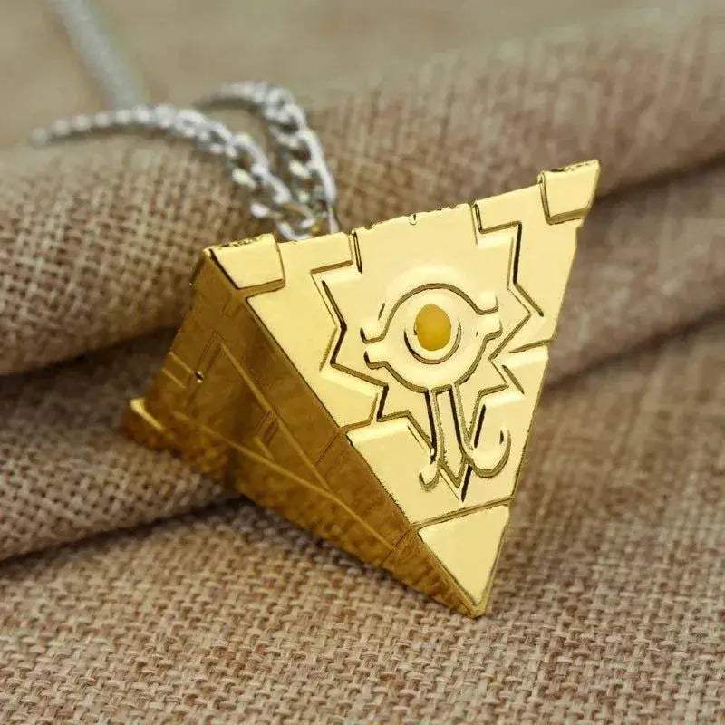 Anime Yu-Gi-Oh Necklace Yugi Muto Millennium Puzzle Millennium Ring Necklace for Fans Jewelry Gift - ToylandEU