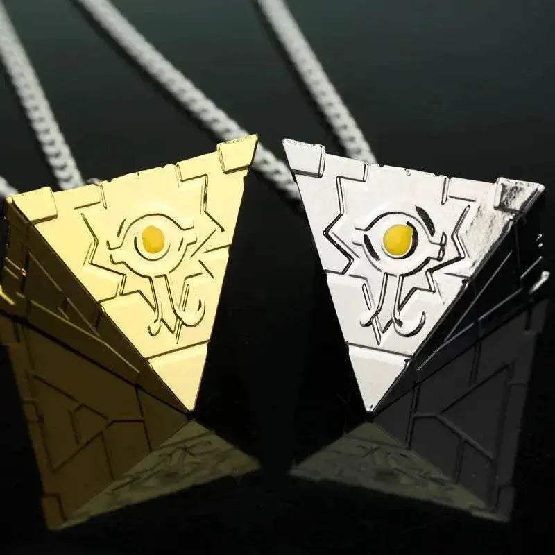 Anime Yu-Gi-Oh Necklace Yugi Muto Millennium Puzzle Millennium Ring Necklace for Fans Jewelry Gift - ToylandEU
