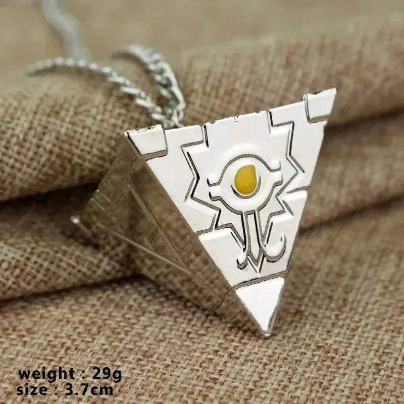 Anime Yu-Gi-Oh Necklace Yugi Muto Millennium Puzzle Millennium Ring Necklace for Fans Jewelry Gift - ToylandEU