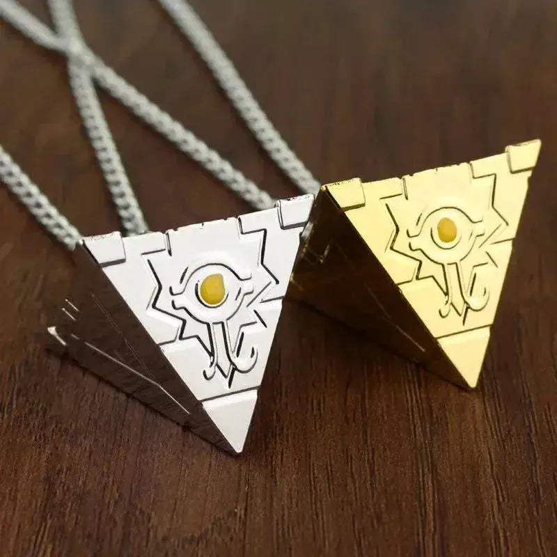 Anime Yu-Gi-Oh Necklace Yugi Muto Millennium Puzzle Millennium Ring Necklace for Fans Jewelry Gift - ToylandEU