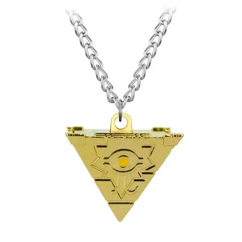 Anime Yu-Gi-Oh Necklace Yugi Muto Millennium Puzzle Millennium Ring Necklace for Fans Jewelry Gift - ToylandEU