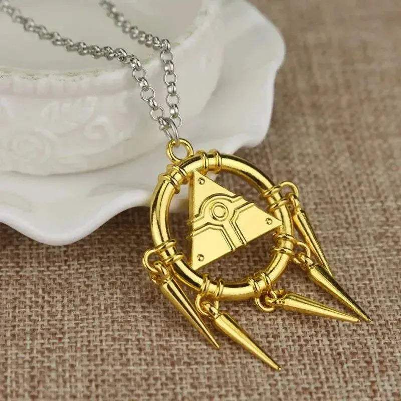 Anime Yu-Gi-Oh Necklace Yugi Muto Millennium Puzzle Millennium Ring Necklace for Fans Jewelry Gift - ToylandEU
