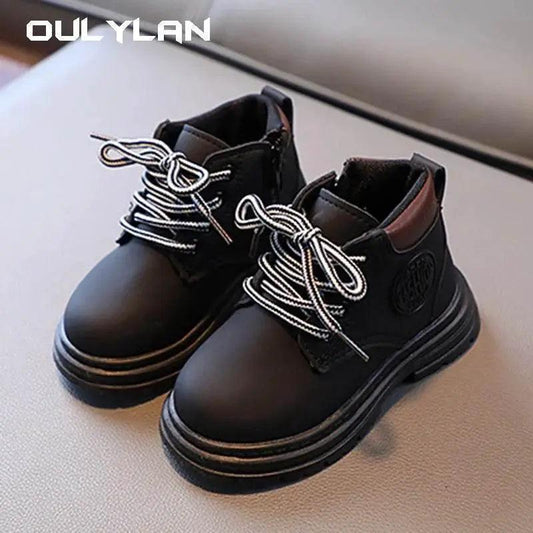  Trendy Ankle Boots for Kids 2025 - Stylish Yellow Short Boots for Boys and Girls, Perfect for Autumn and Winter Warmth -  ToylandEU™