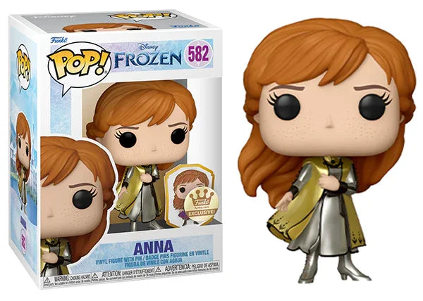 Anna w/ Pin (Gold, Frozen 2) 582 - Funko Shop Exclusive - ToylandEU
