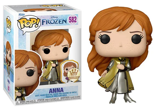 Anna w/ Pin (Gold, Frozen 2) 582 - Funko Shop Exclusive - ToylandEU