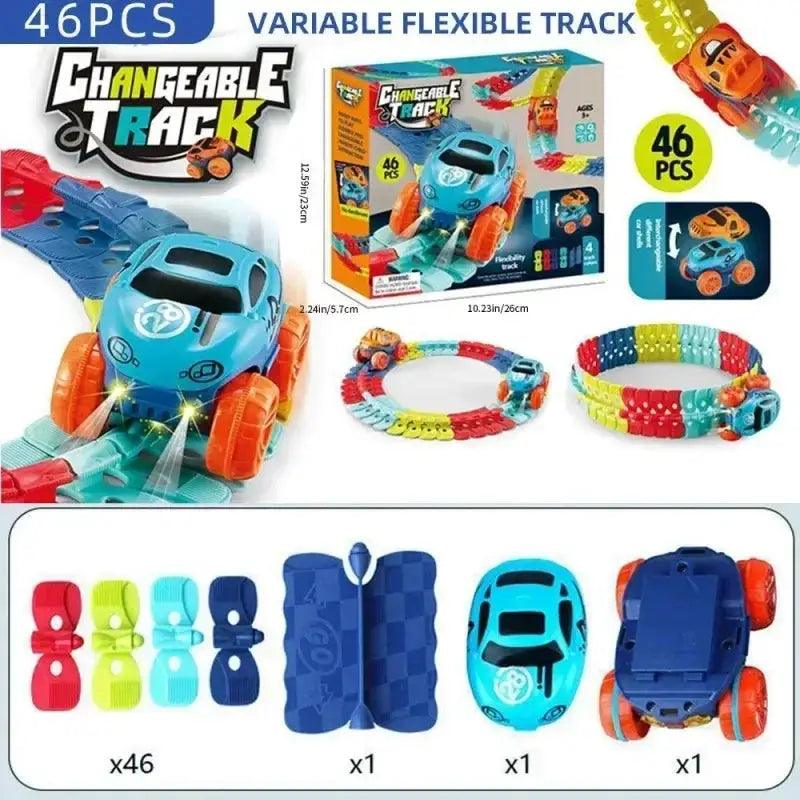  Anti Gravity Racing Track Set Flexible Tracks For Kids -  ToylandEU™
