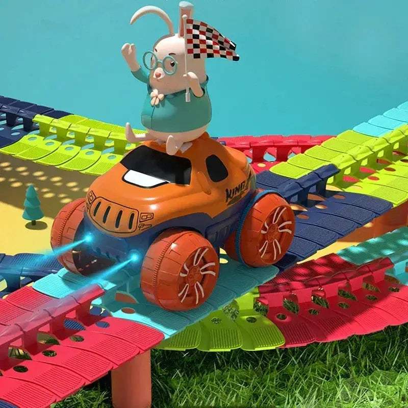 Anti Gravity Racing Track Set For Kids With Flexible Tracks - ToylandEU