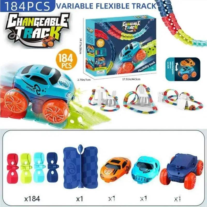 Anti Gravity Racing Track Set For Kids With Flexible Tracks - ToylandEU