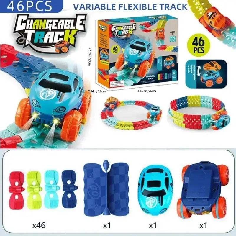 Anti Gravity Racing Track Set For Kids With Flexible Tracks - ToylandEU