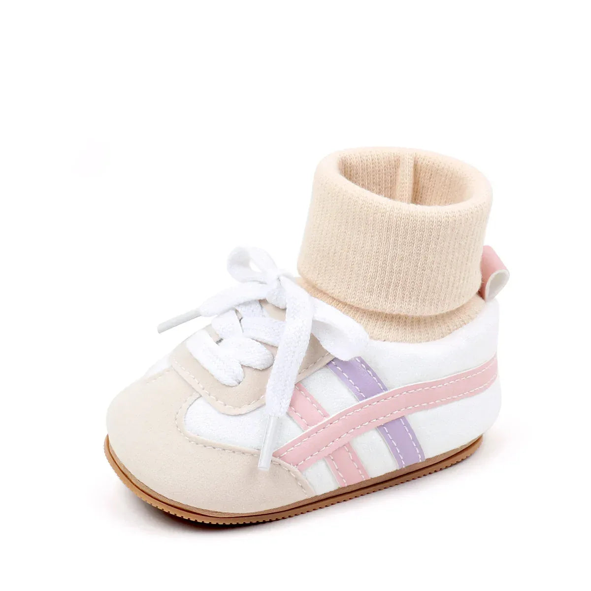 Anti Slip Baby Shoes First Walkers Ankle Covered Autumn Winter - ToylandEU