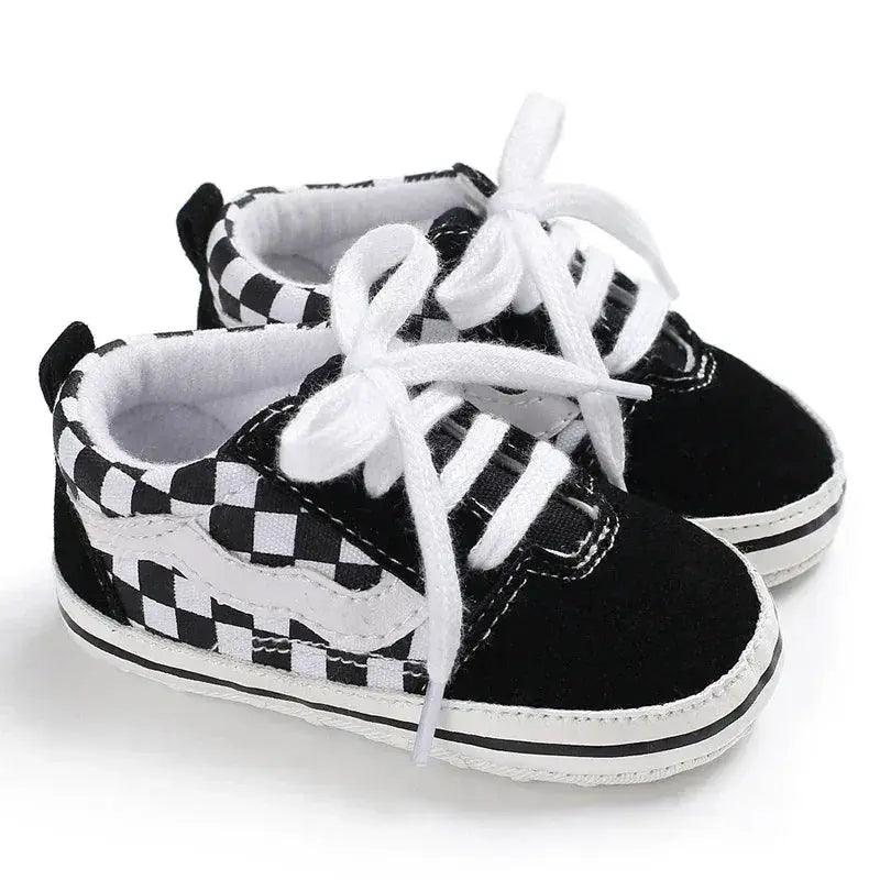  Anti Slip Baby Shoes First Walkers Soft Canvas Sneakers -  ToylandEU™