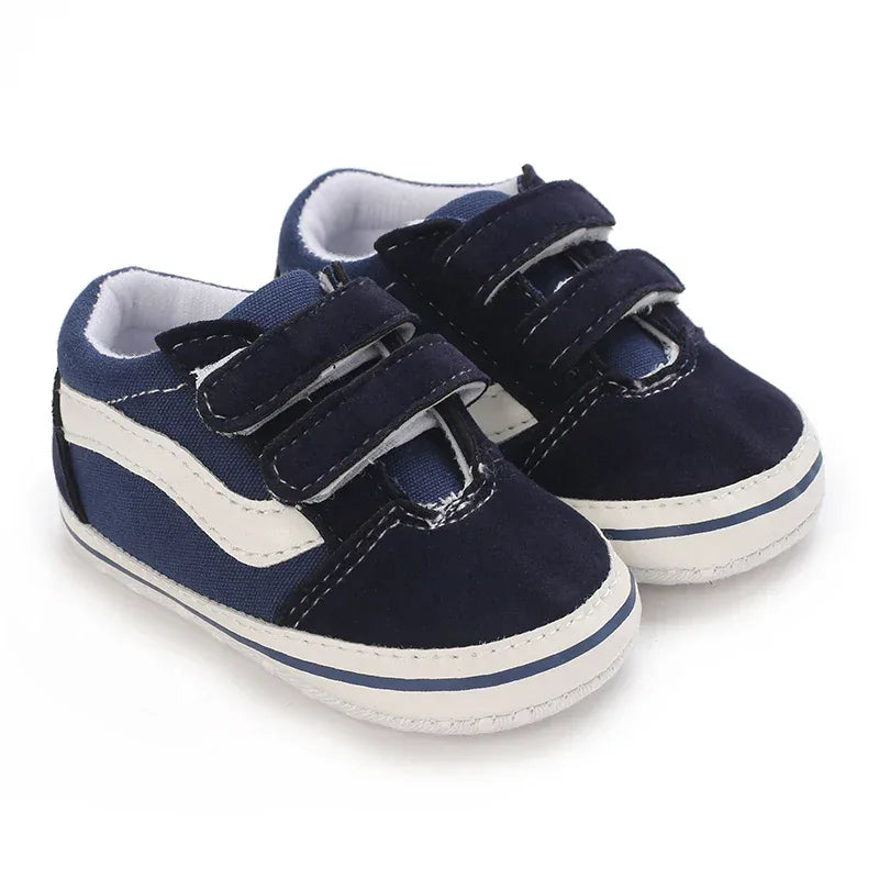 Anti Slip Baby Shoes First Walkers Soft Canvas Sneakers - ToylandEU