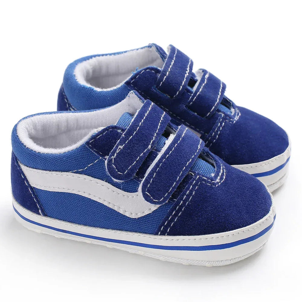 Anti Slip Baby Shoes First Walkers Soft Canvas Sneakers - ToylandEU
