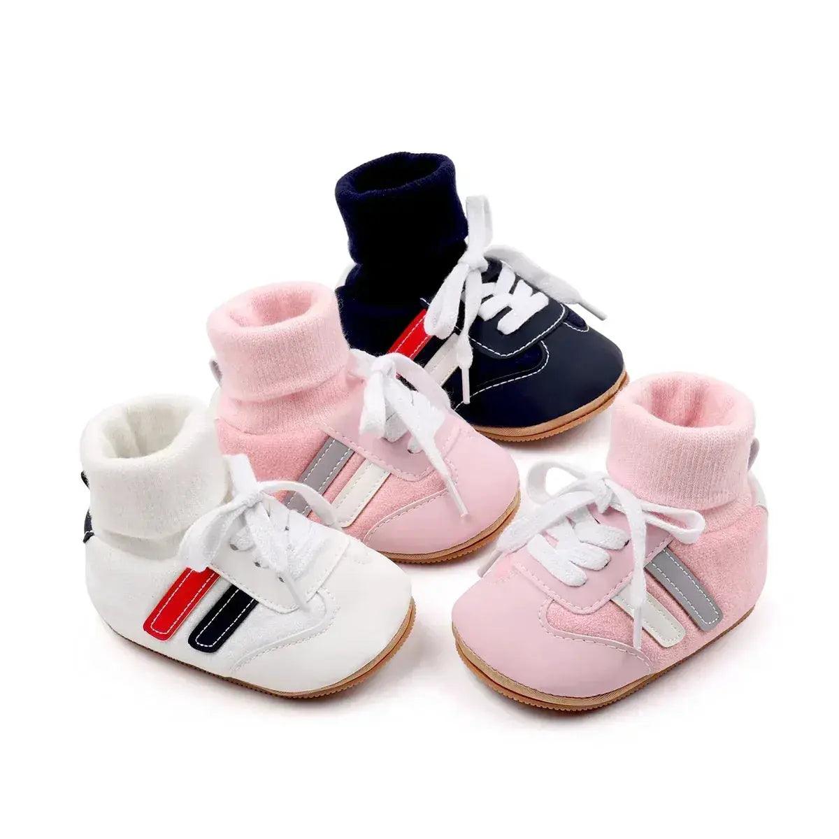  Anti Slip Baby Shoes First Walkers Unisex Ankle Covered -  ToylandEU™