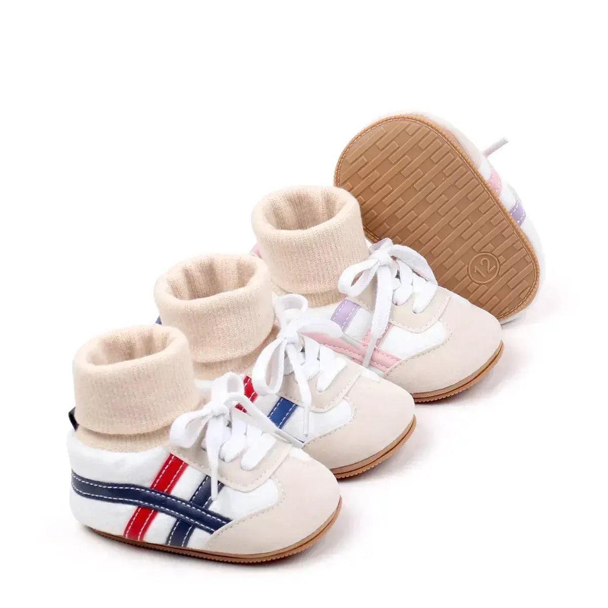  Anti Slip Baby Shoes First Walkers Unisex Ankle Covered -  ToylandEU™