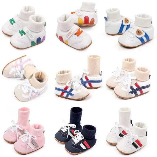  Anti Slip Baby Shoes First Walkers Unisex Ankle Covered -  ToylandEU™