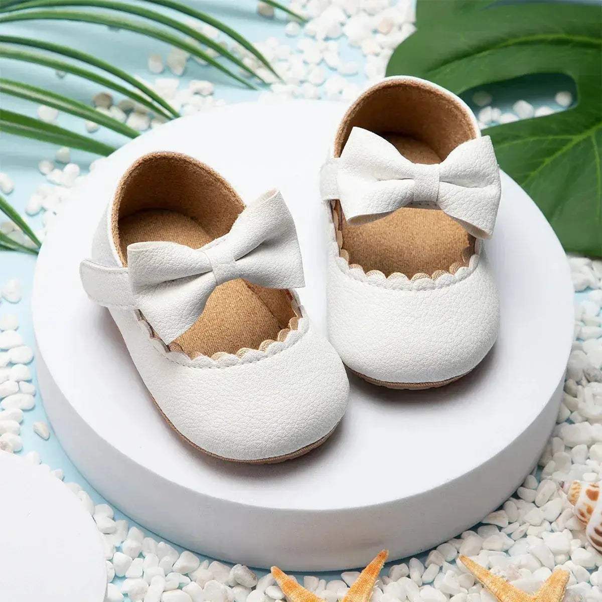  Anti Slip Baby Shoes Leather First Walkers For Girls Meckior -  ToylandEU™