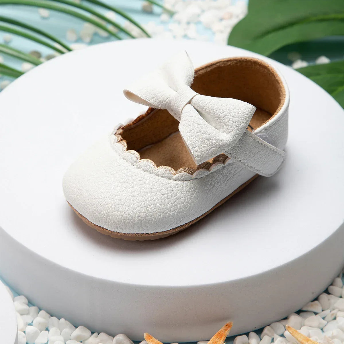 Anti Slip Baby Shoes Leather First Walkers For Girls - ToylandEU