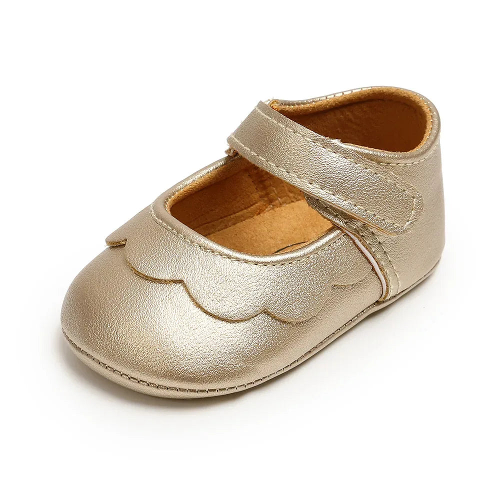 Anti Slip Baby Shoes Leather First Walkers For Girls - ToylandEU