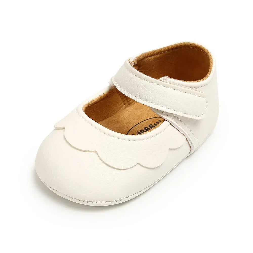 Anti Slip Baby Shoes Leather First Walkers For Girls - ToylandEU