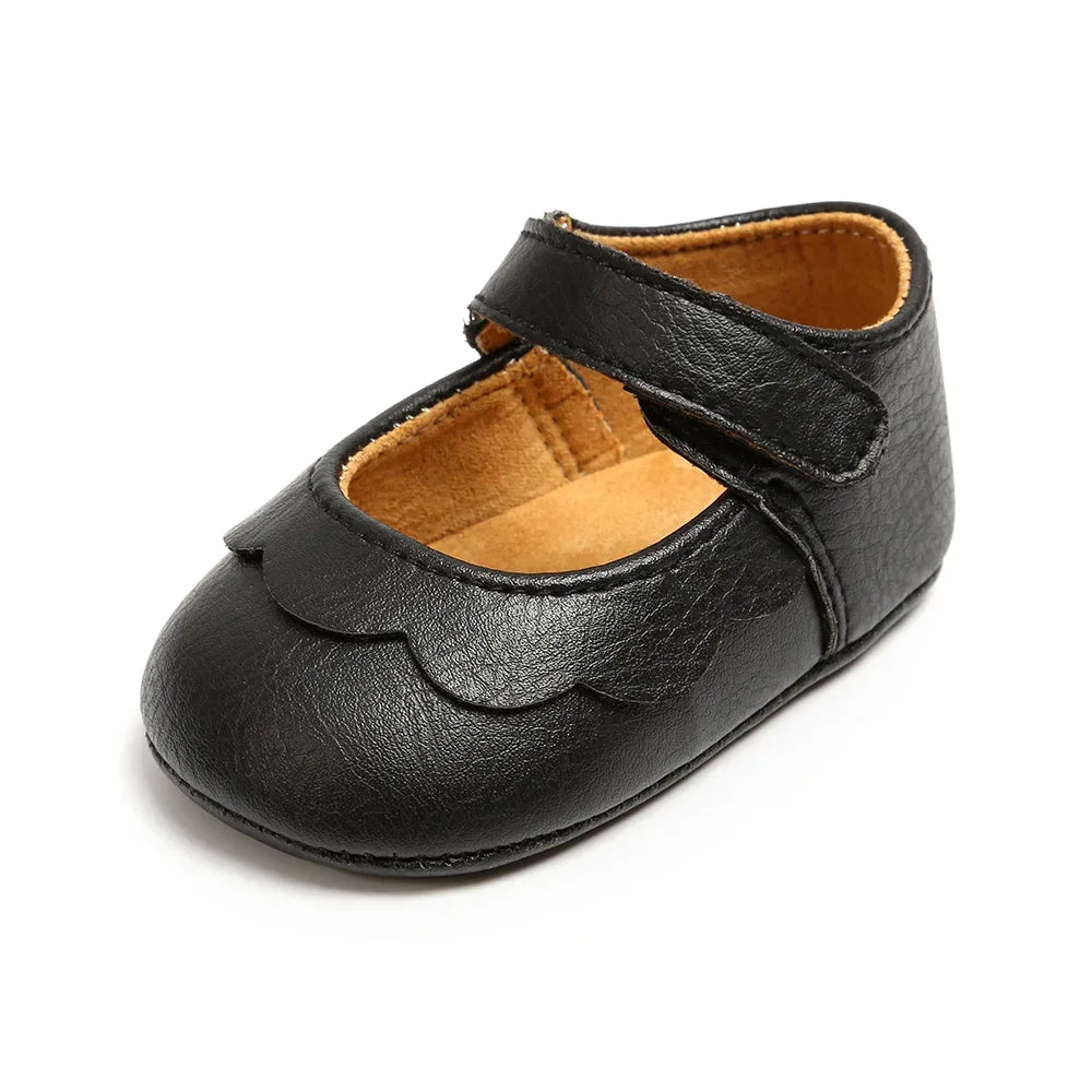 Anti Slip Baby Shoes Leather First Walkers For Girls - ToylandEU