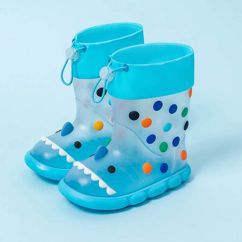 Anti Slip Rain Boots Cartoon Print Design Waterproof Kids - ToylandEU