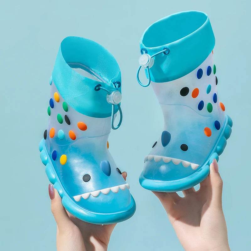 Anti Slip Rain Boots Cartoon Print Design Waterproof Kids - ToylandEU