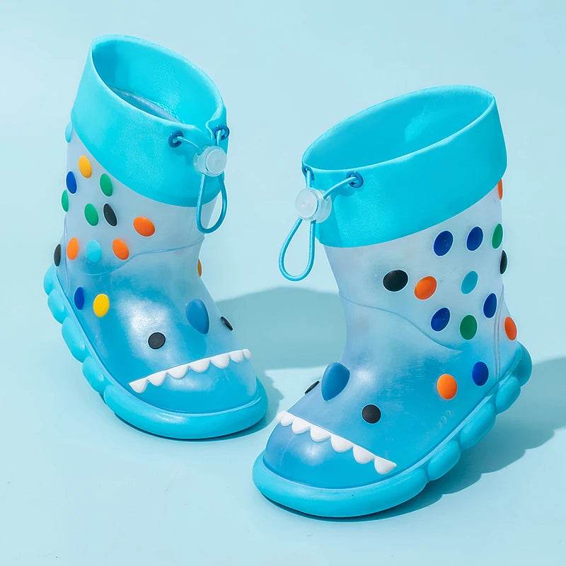 Anti Slip Rain Boots Cartoon Print Design Waterproof Kids - ToylandEU