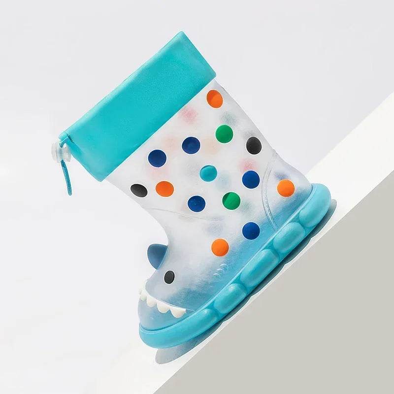 Anti Slip Rain Boots Cartoon Print Waterproof For Kids - ToylandEU