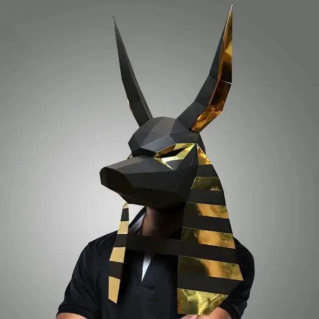  Anubis Mask Papercraft 3D Art DIY Halloween Costume -  ToylandEU™