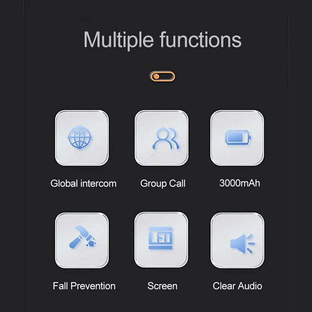 Anysecu C200 4G POC Network Radio Rerlptt Long Talk Mini Walkie Talkie - ToylandEU