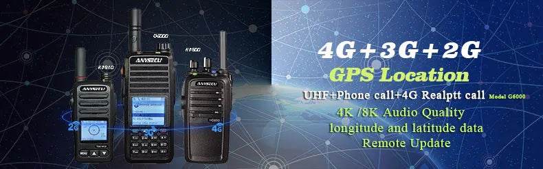 Anysecu C200 4G POC Network Radio Rerlptt Long Talk Mini Walkie Talkie - ToylandEU