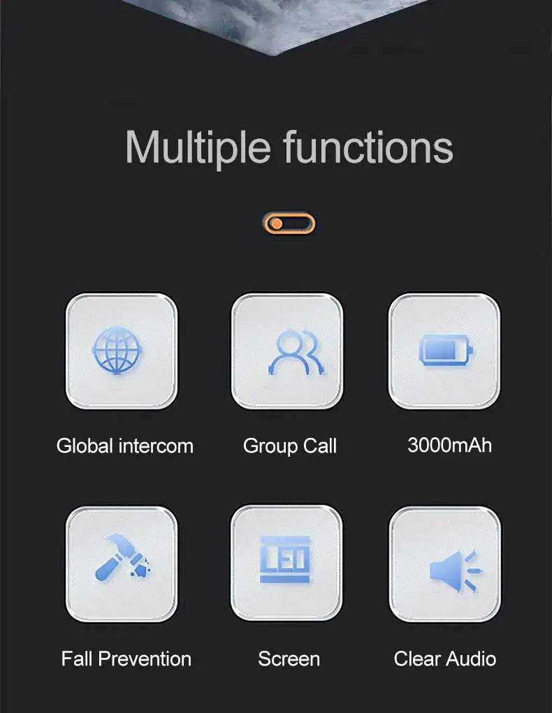 Anysecu C200 4G POC Network Radio Rerlptt Long Talk Mini Walkie Talkie - ToylandEU