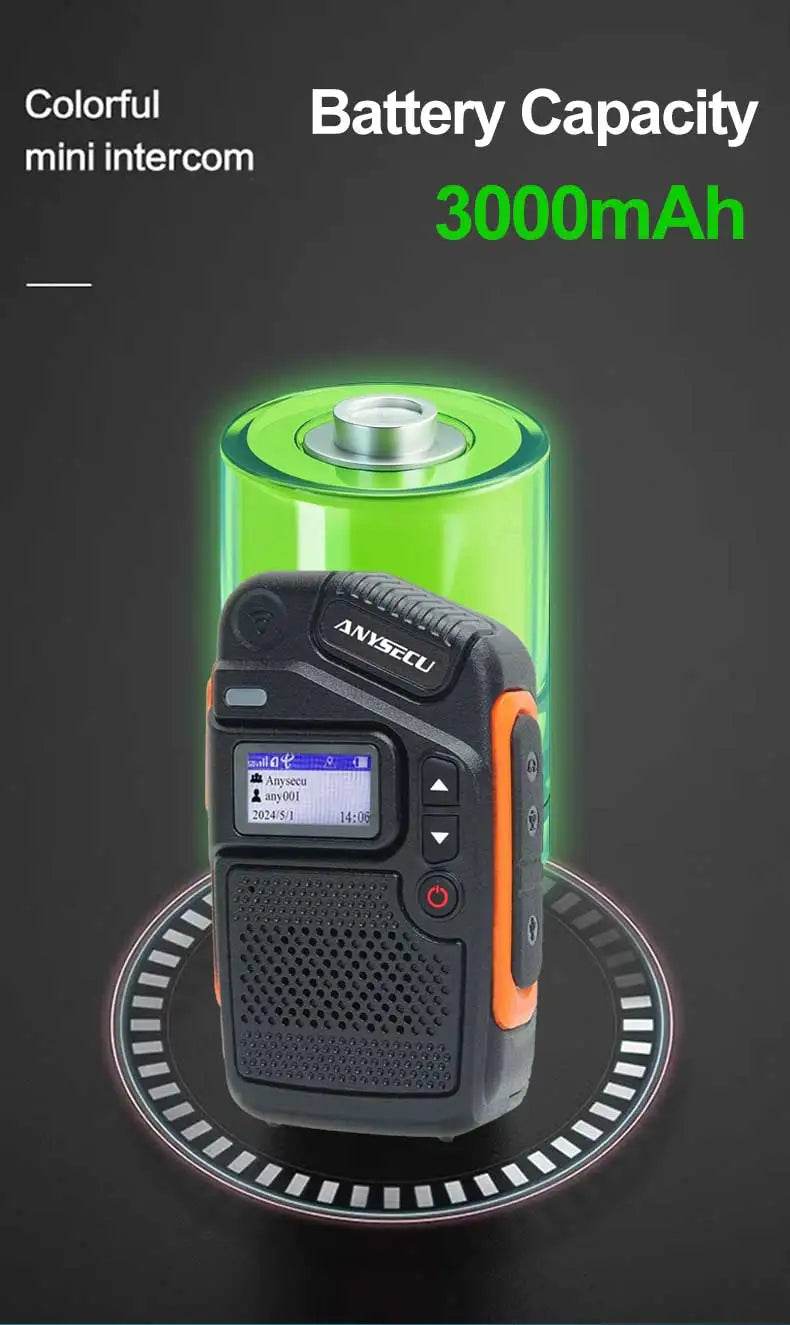 Anysecu C200 4G POC Network Radio Rerlptt Long Talk Mini Walkie Talkie - ToylandEU