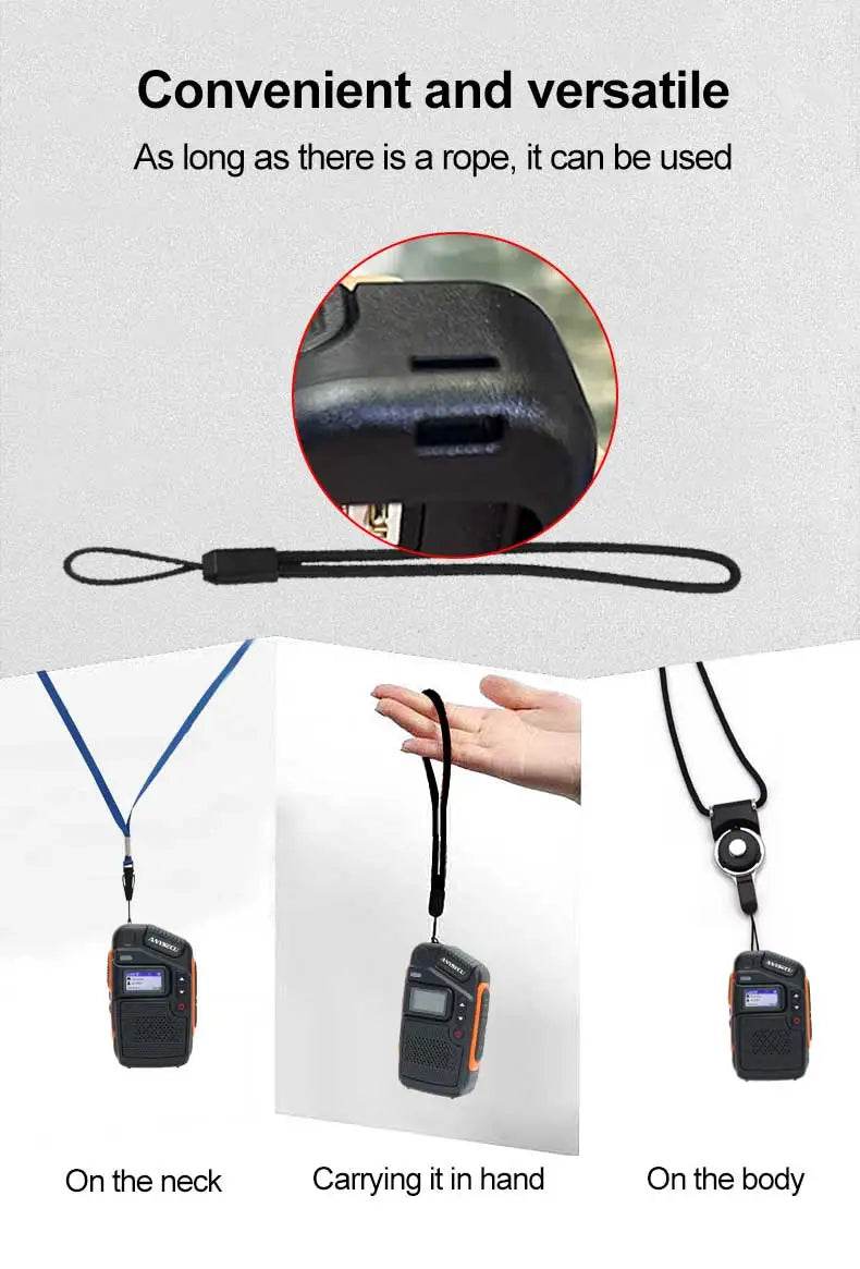 Anysecu C200 4G POC Network Radio Rerlptt Long Talk Mini Walkie Talkie - ToylandEU