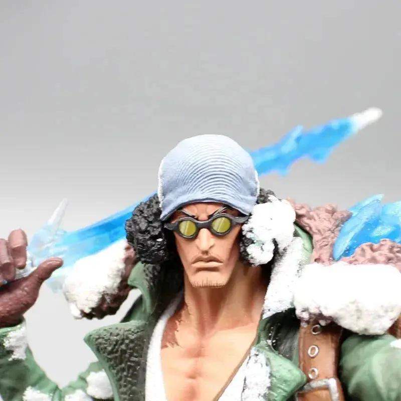 Aokiji Kuzan Anime LED Figurine, One Piece Action Figures Statue Model Collection 30 cm - ToylandEU