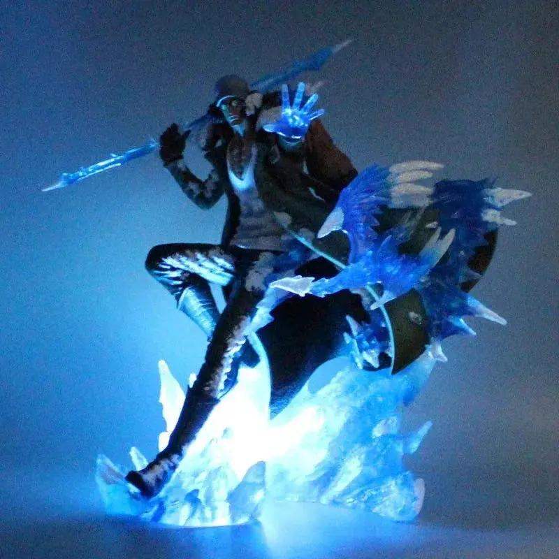 Aokiji Kuzan Anime LED Figurine, One Piece Action Figures Statue Model Collection 30 cm - ToylandEU