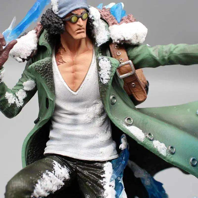 Aokiji Kuzan Anime LED Figurine, One Piece Action Figures Statue Model Collection 30 cm - ToylandEU