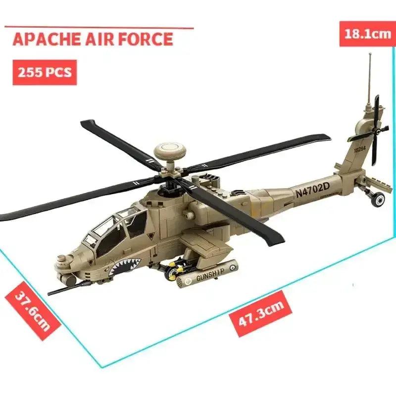  Apache Helicopter Building Blocks Lego Compatible Set -  ToylandEU™