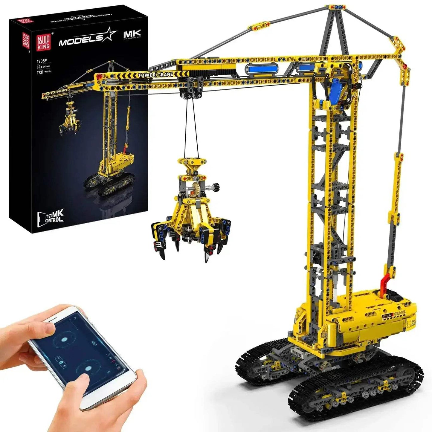  App Controlled Crawler Crane Building Kit Lego -  ToylandEU™