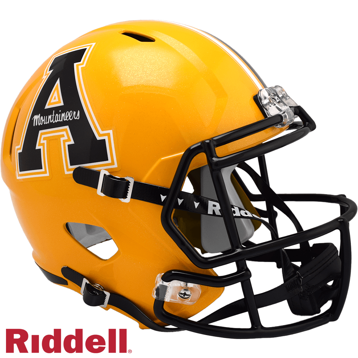 Appalachian State Mountaineers Helmet Riddell Replica Gold - ToylandEU