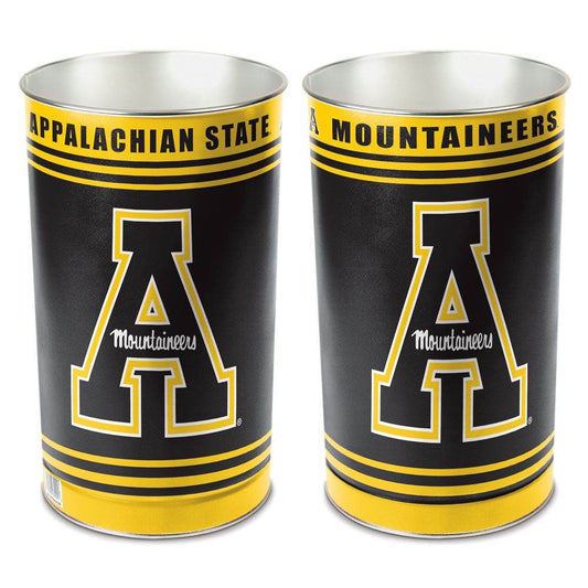 Appalachian State Mountaineers Wastebasket 15 Inch Metal - ToylandEU