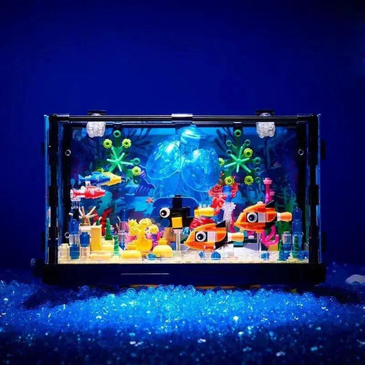  Aquarium Building Blocks Sea Life Set With Light -  ToylandEU™