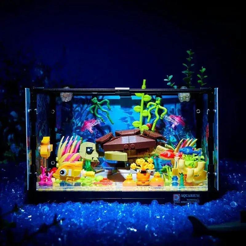  Aquarium Building Blocks Sea Life Set With Light -  ToylandEU™
