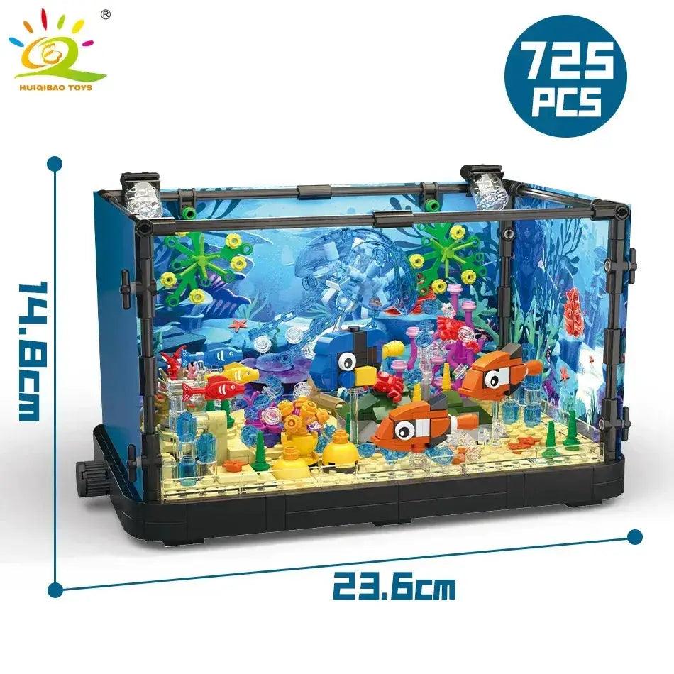  Aquarium Building Blocks With Light Sea Turtle Toys -  ToylandEU™
