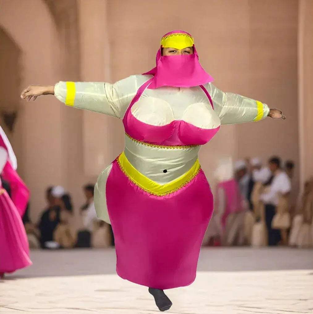 Arab Sultan Inflatable Costume for Adult Stage Cosplay - ToylandEU