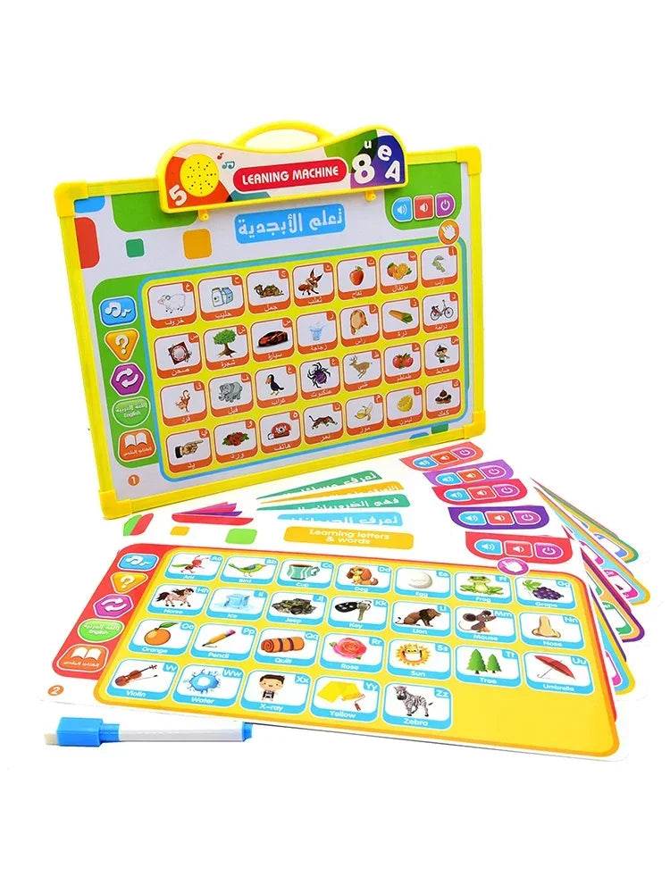 Arabic English Alphabet Tablet for Kids Learn Vocabulary and Pronounce Muslim Educational Toys - ToylandEU
