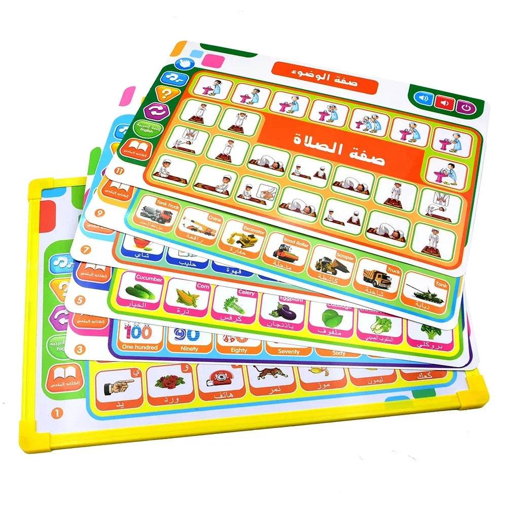 Arabic English Alphabet Tablet for Kids Learn Vocabulary and Pronounce Muslim Educational Toys - ToylandEU