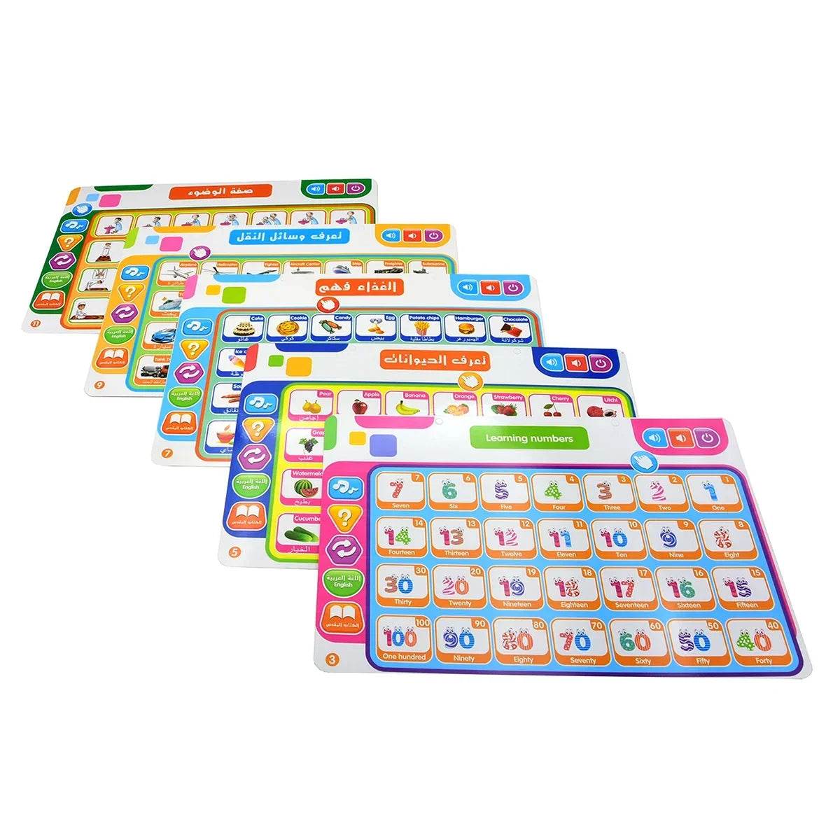 Arabic English Alphabet Tablet for Kids Learn Vocabulary and Pronounce Muslim Educational Toys - ToylandEU
